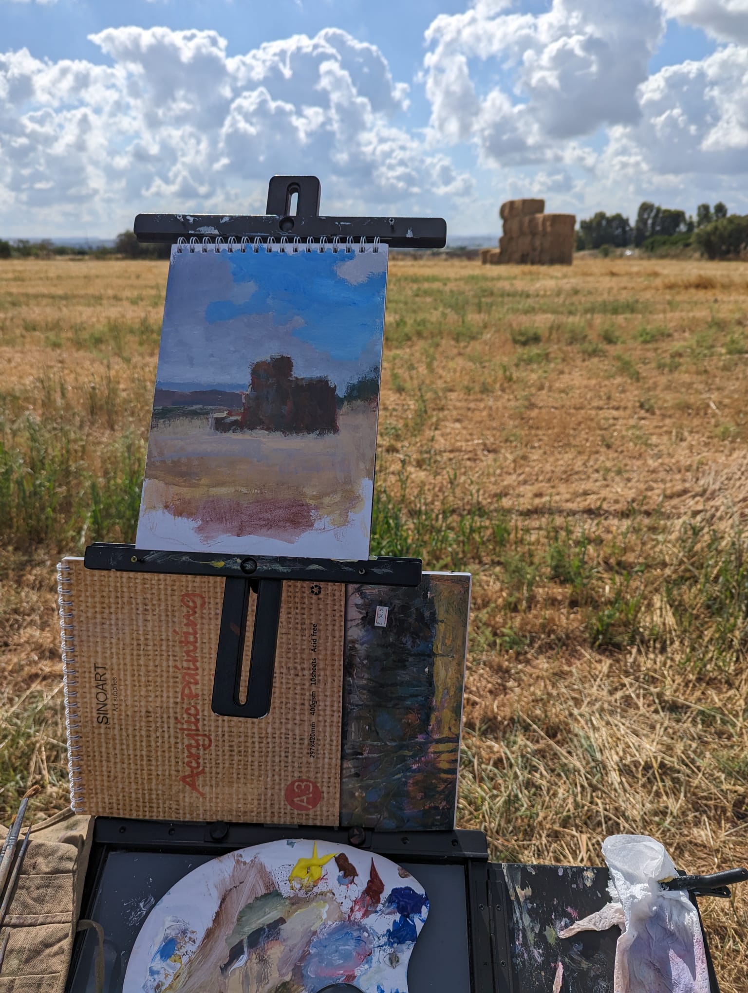 Plein air yellow bricks